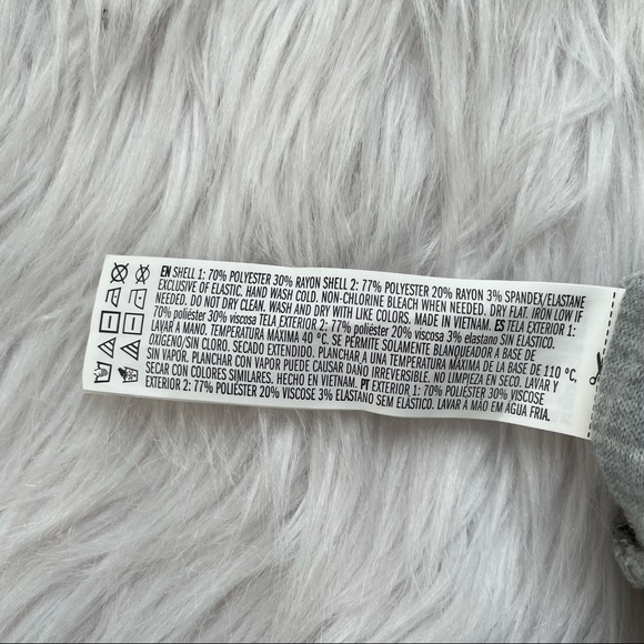 NWT Forever 21 Cropped Bra Ruched Front Grey Spaghetti Strap Comfy Small - Picture 9 of 10